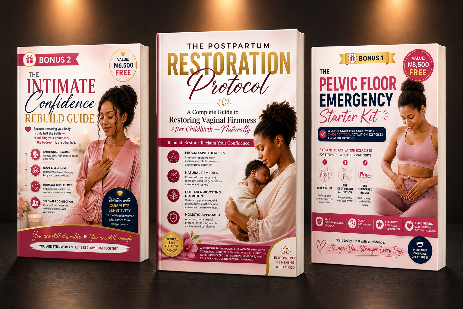 Full Bundle — Postpartum Restoration Protocol + Both Bonuses