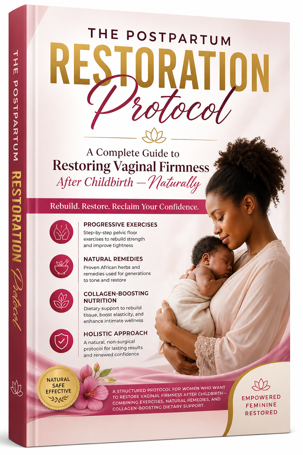 The Postpartum Restoration Protocol — PDF Guide Mockup